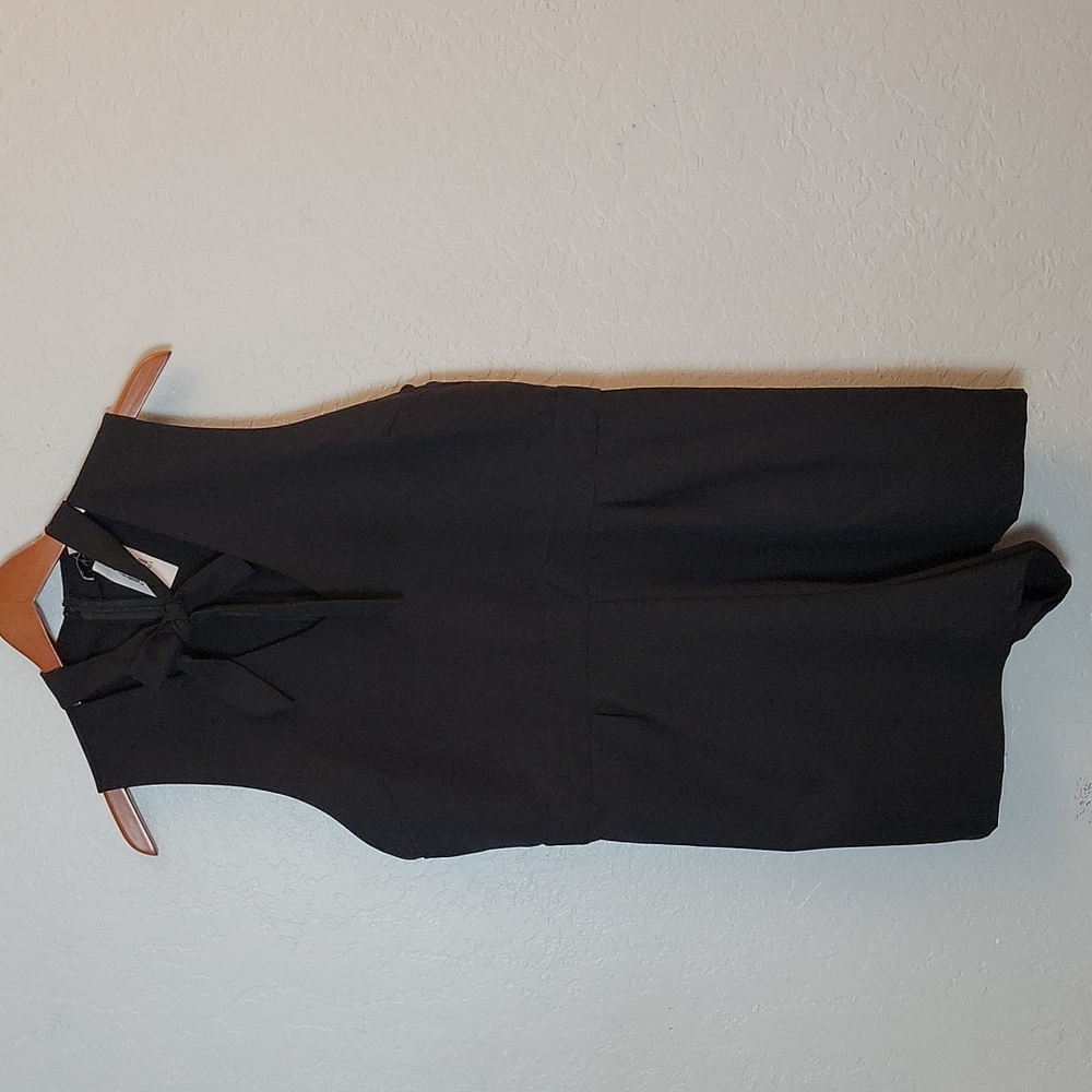 THE VANITY ROOM Romper Shorts Plunging V Neck Chicker Bow XL Flaw - Picture 4 of 11